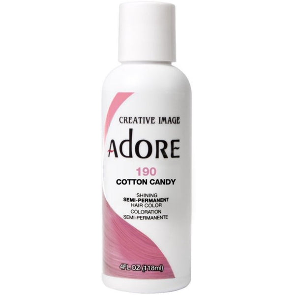 Adore Creative Image Semi Permanent Hair Color 190 Cotton Candy 118ml Adore