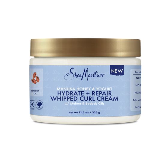 Shea Moisture Manuka Honey & Yogurt Hydrate + Repair Whipped Curl Cream 326g Shea Moisture