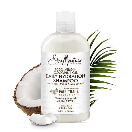 Shea Moisture 100% Virgin Coconut Oil Daily Hydration Shampoo 384ml Shea Moisture