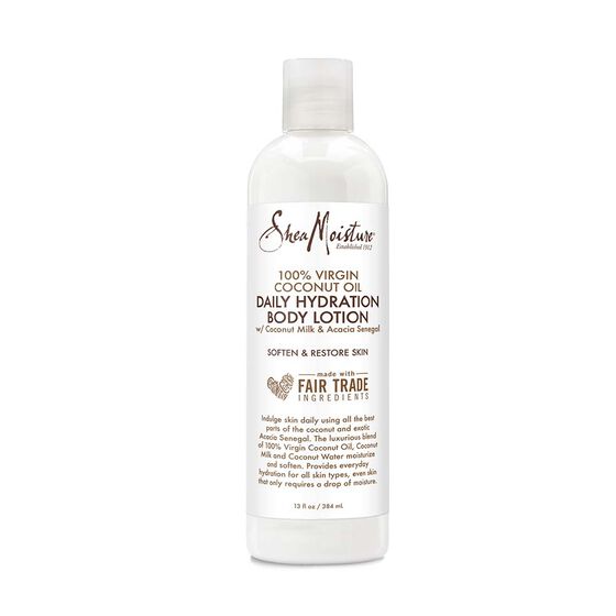 Shea Mositure 100% Virgin Coconut Oil Daily Hydration Body Lotion 384ml Shea Moisture