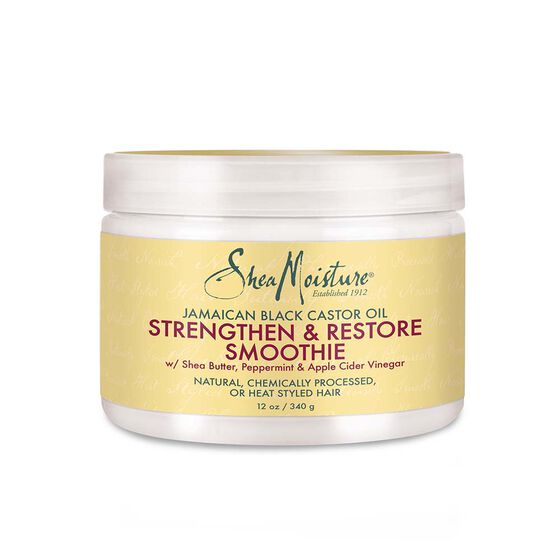 Shea Moisture Jamaican Black Castor Strengthen & Restore Smoothie 340g Shea Moisture