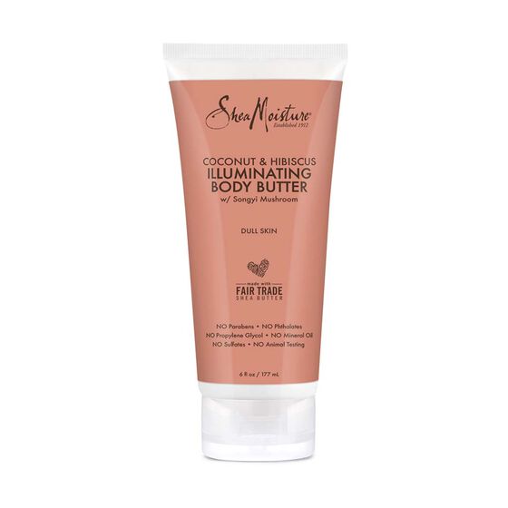 Shea Moisture Coconut & Hibiscus Illuminating Body Butter 177ml Shea Moisture