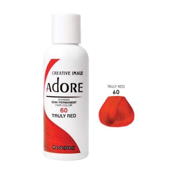 Adore Creative Image Semi Permanent Hair Color 60 Truly Red 118ml Adore