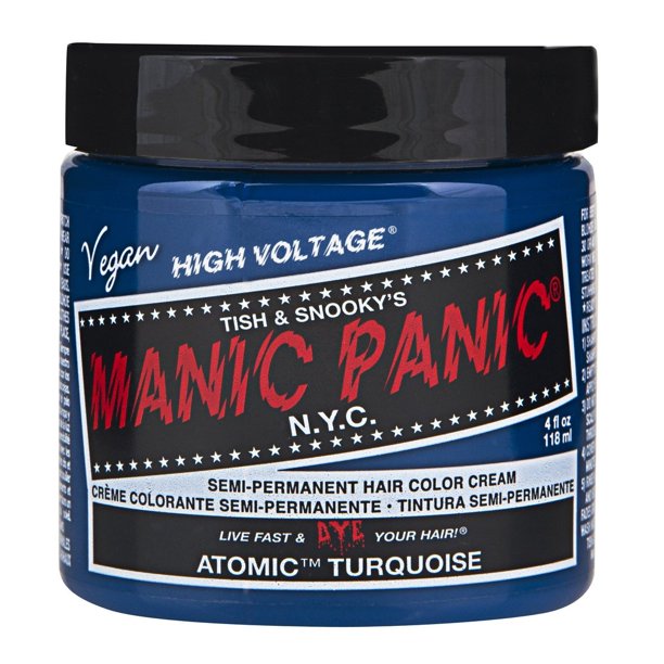 Manic Panic High Voltage Atomic Turquoise Hair Color 118ml Manic Panic