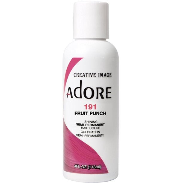 Adore Creative Image Semi Permanent Hair Color 191 Fruit Punch 118ml Adore