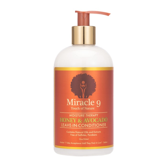 Miracle 9 Moisture Therapy Honey & Avocado Leave in Conditioner 354ml Miracle 9