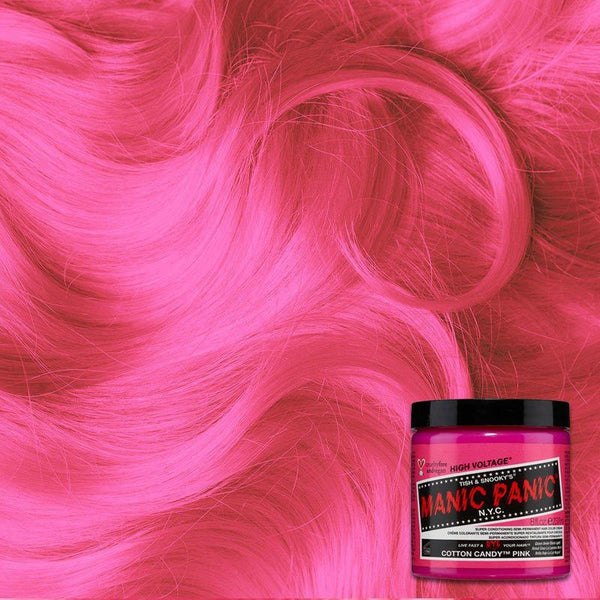 Manic Panic High Voltage Cotton Candy Pink Hair Color 118ml Manic Panic