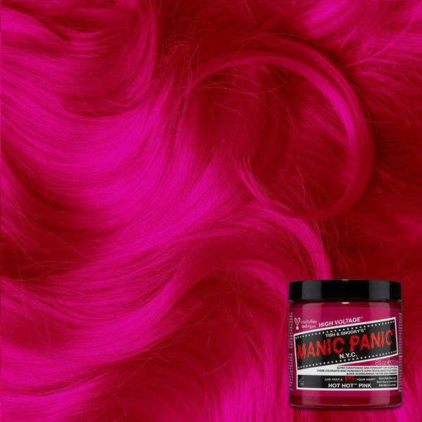 Manic Panic High Voltage Hot Hot Pink Hair Color 118ml Manic Panic