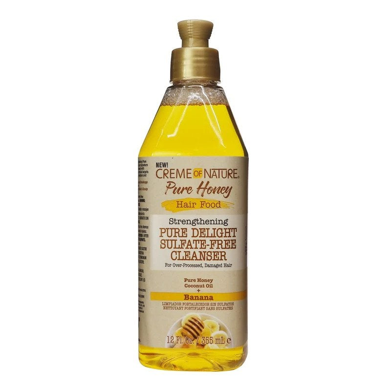 Creme of Nature Pure Honey Strengthening Pure Delight Sulfate‐Free Cleanser 355ml Creme of Nature Pure Honey