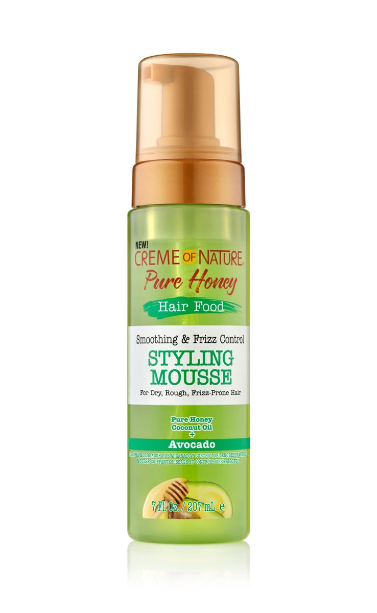 Creme of Nature Pure Honey Hair Food Avocado Styling Mousse 207ml Creme of Nature Pure Honey