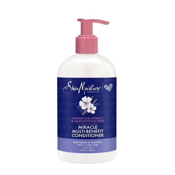 Shea Moisture Sugarcane Extract & Meadowfoam Seed Miracle Conditioner 384ml Shea Moisture