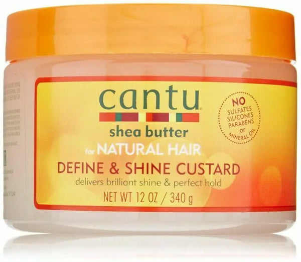 Cantu Shea Butter Natural Define & Shine Custard 340g Cantu