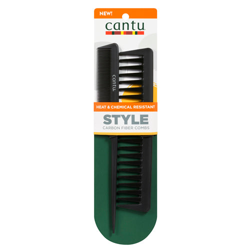 Cantu Accessories Heat Carbon Fiber Combs #07894 Cantu