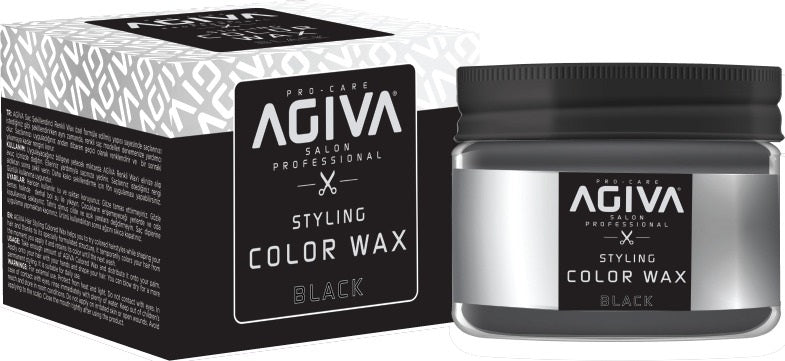 Agiva Hair Styling Color Wax Black 120ml Agiva