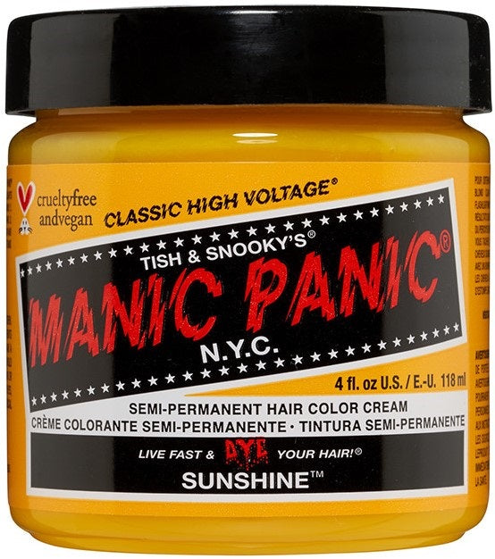 Manic Panic High Voltage Sunshine Semi Permanent Hair Color 118ml Manic Panic