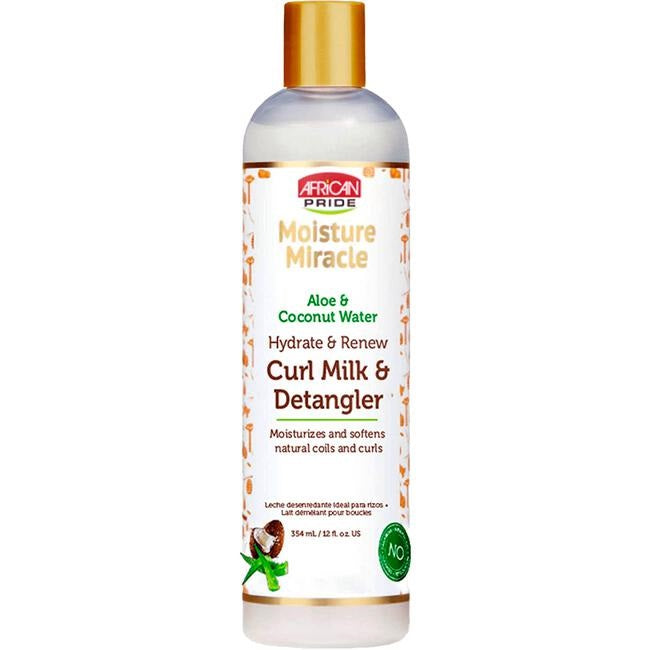 African Pride Moisture Miracle Curl Milk & Detangler 354ml African Pride