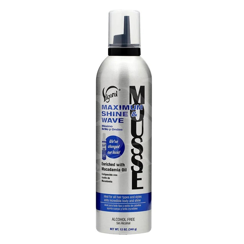 Vigorol Maximum Shine & Wave Mousse 354ml Vigorol