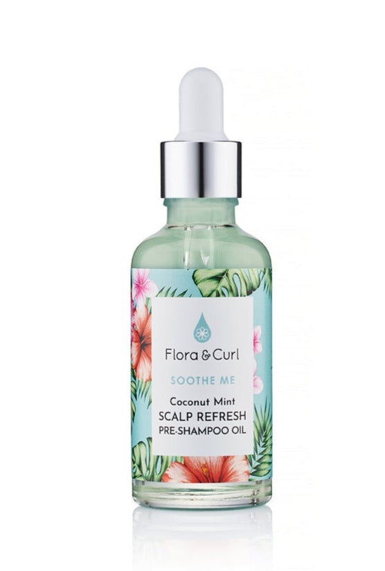 Flora & Curl Coconut Mint Scalp Refresh Pre-Shampoo Oil 50ml Flora & Curl