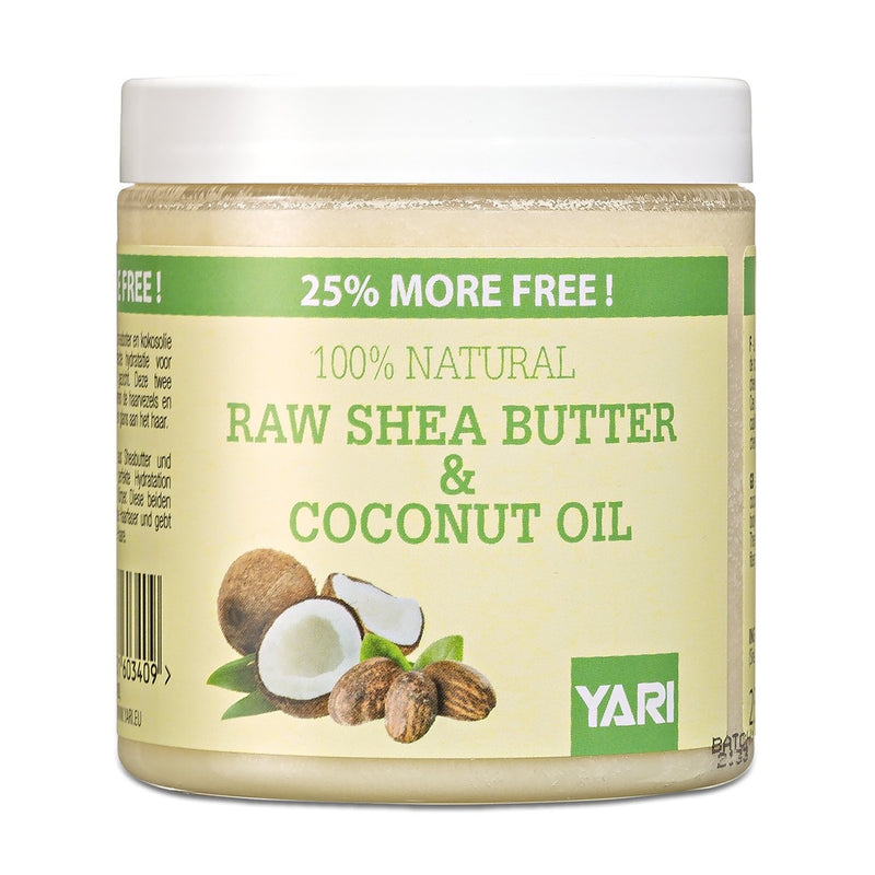 Yari 100% Natural Raw Shea Butter & Coconut Oil 250ml Yari