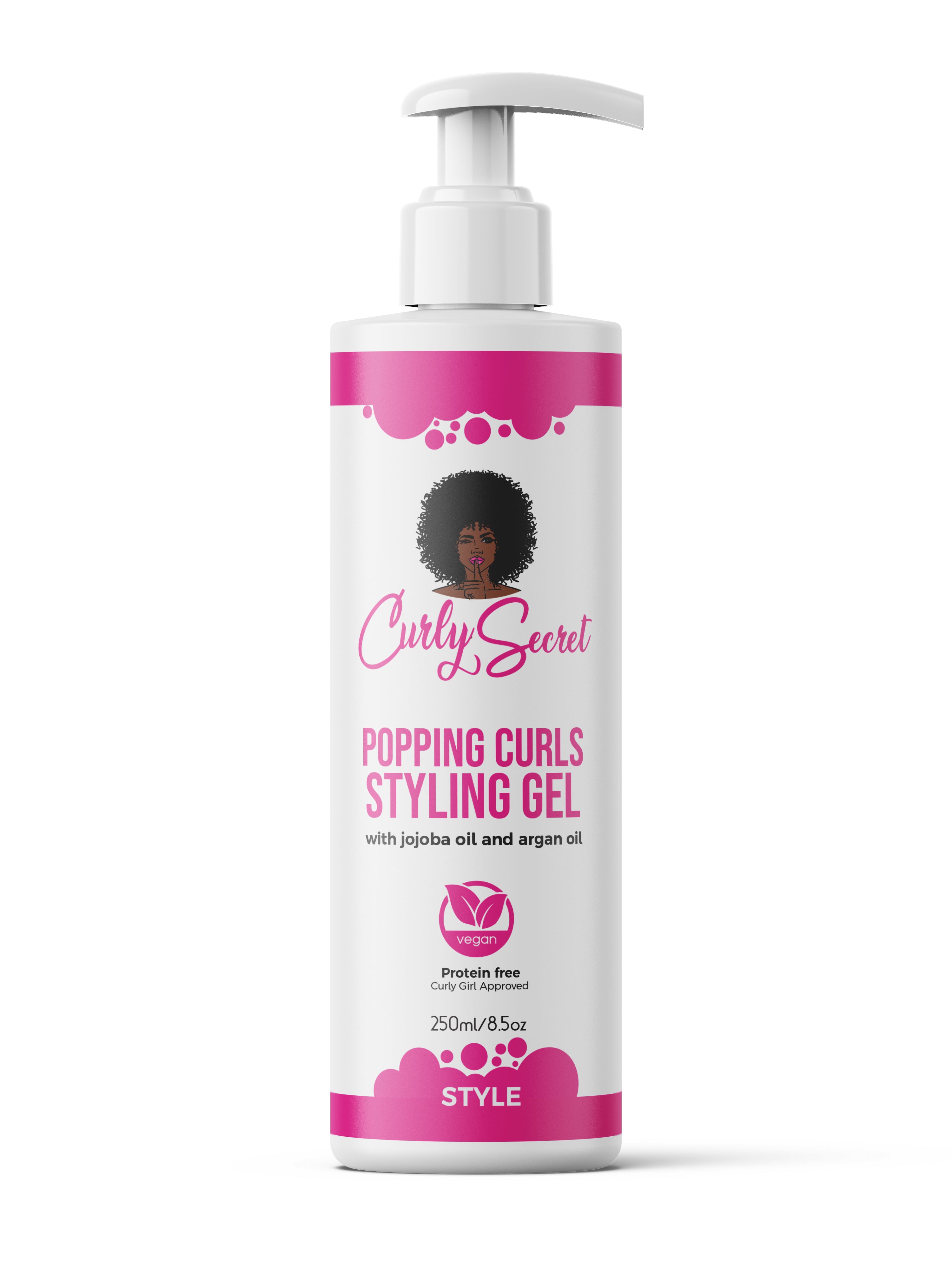 Curly Secret Popping Curls Styling Gel 250ml Curly Secret