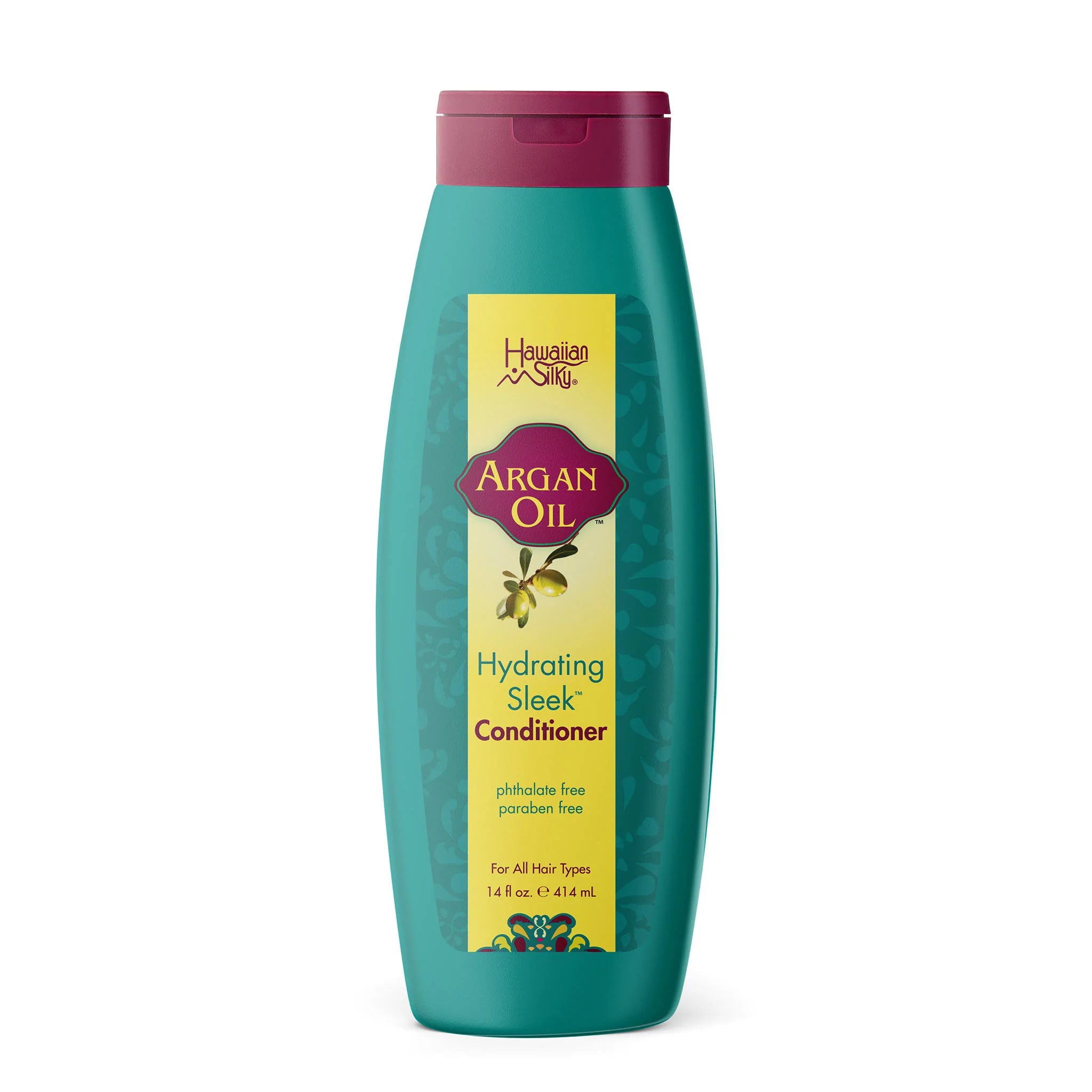 Hawaiian Silky Argan Oil Hydrating Sleek Conditioner 414ml Hawaiian Silky