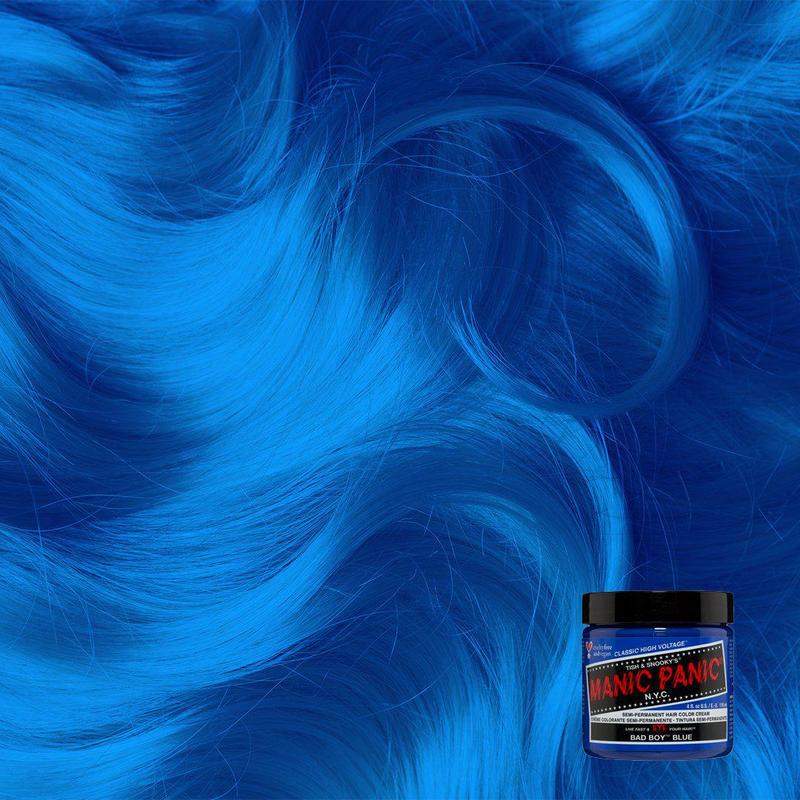 Manic Panic High Voltage Bad Boy Blue Hair Color 118ml Manic Panic