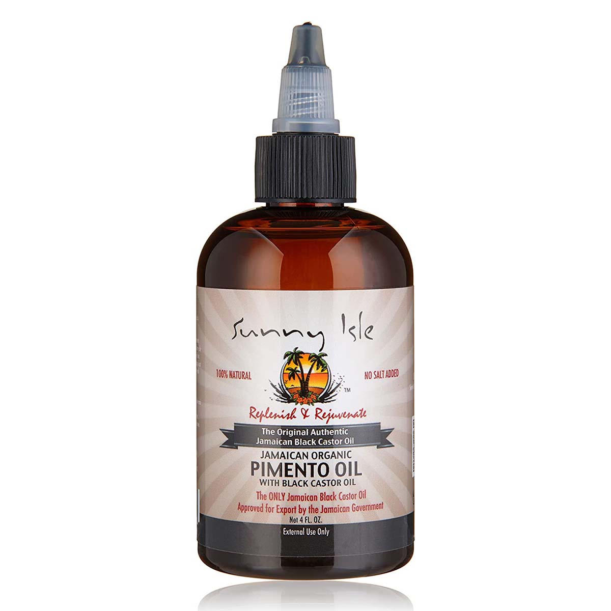 Sunny Isle Jamaican Organic Pimento Oil with Black Castor Oil 118ml Sunny Isle