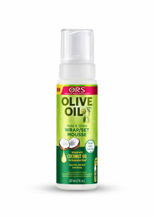ORS Olive Oil Wrap Set Mousse Coconut Oil / Olive Oil 207ml ORS