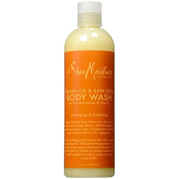 Shea Moisture Argan Oil & Raw Shea Body Wash 384ml Shea Moisture