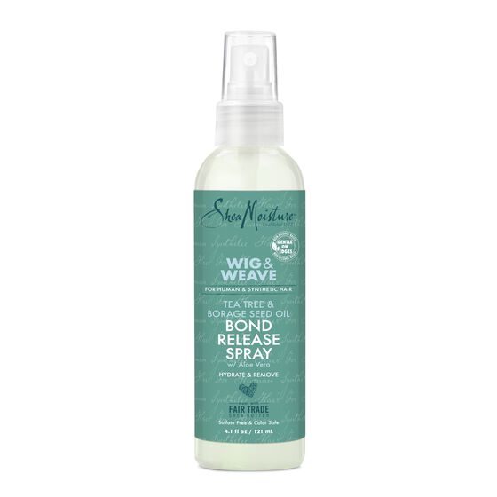 Shea Moisture Wig & Weave Tea Tree & Borage Seed Oil Bond Release Spray 121ml Shea Moisture