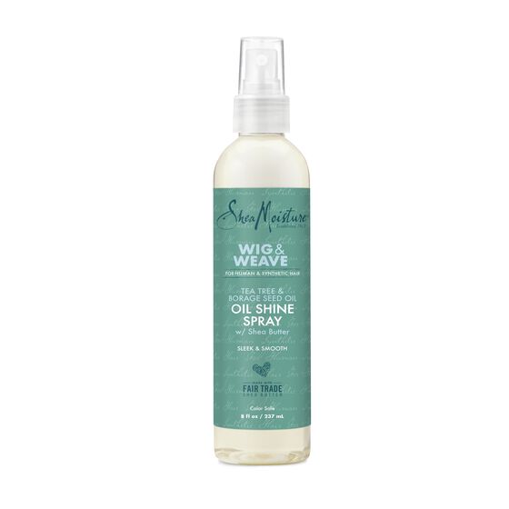 Shea Moisture Wig & Weave Tea Tree & Borage Seed Oil Shine Spray 237ml Shea Moisture