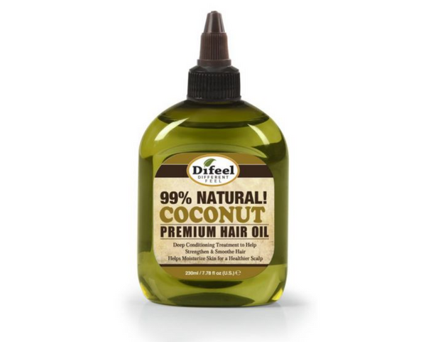 Difeel Premium 99% Natural Deep Conditioning Coconut Hair Oil 230ml Difeel