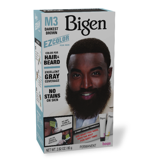 Bigen Men's EZ Color Darkest Brown M3 Bigen