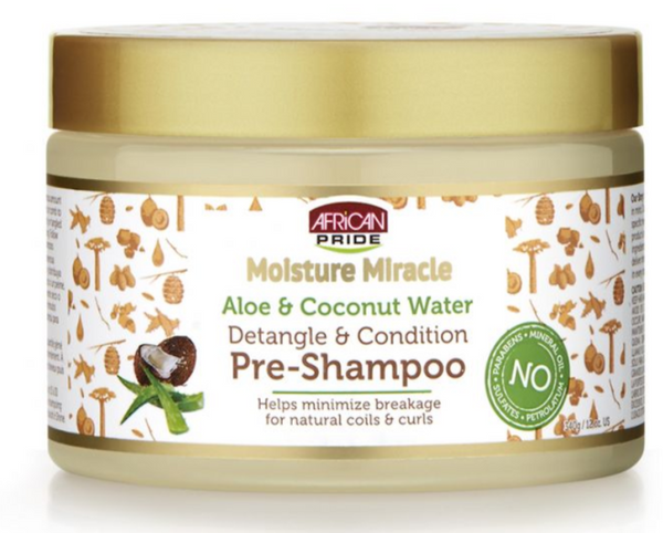 African Pride Moisture Miracle Detangle & Condition Pre Shampoo 340g African Pride