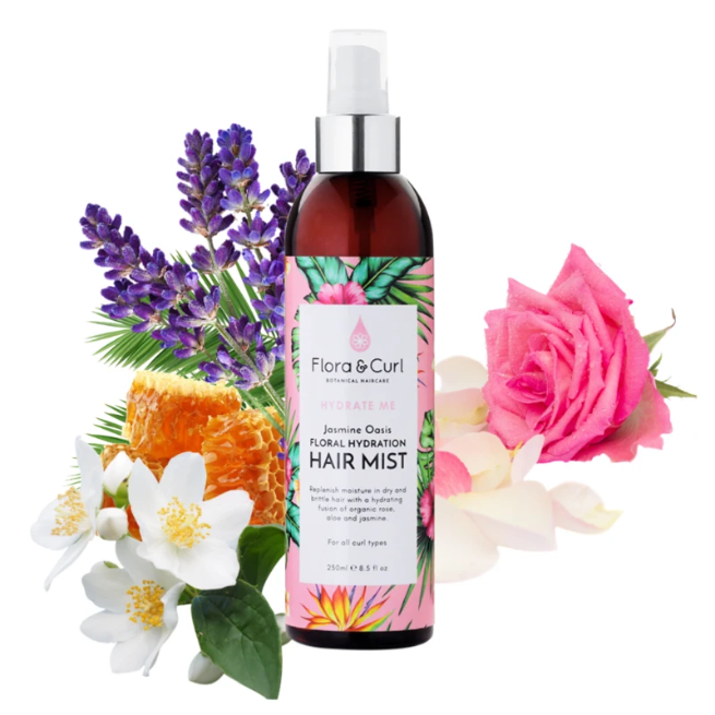 Flora & Curl Jasmine Hydrating Hair Mist 250ml Flora & Curl