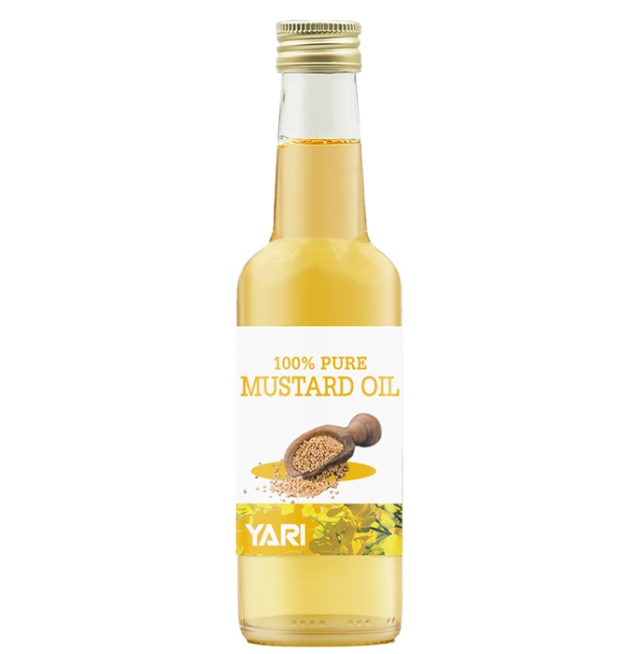 Yari 100% Pure Mustard Oil 250ml - 100% Natürliches Senföl Yari