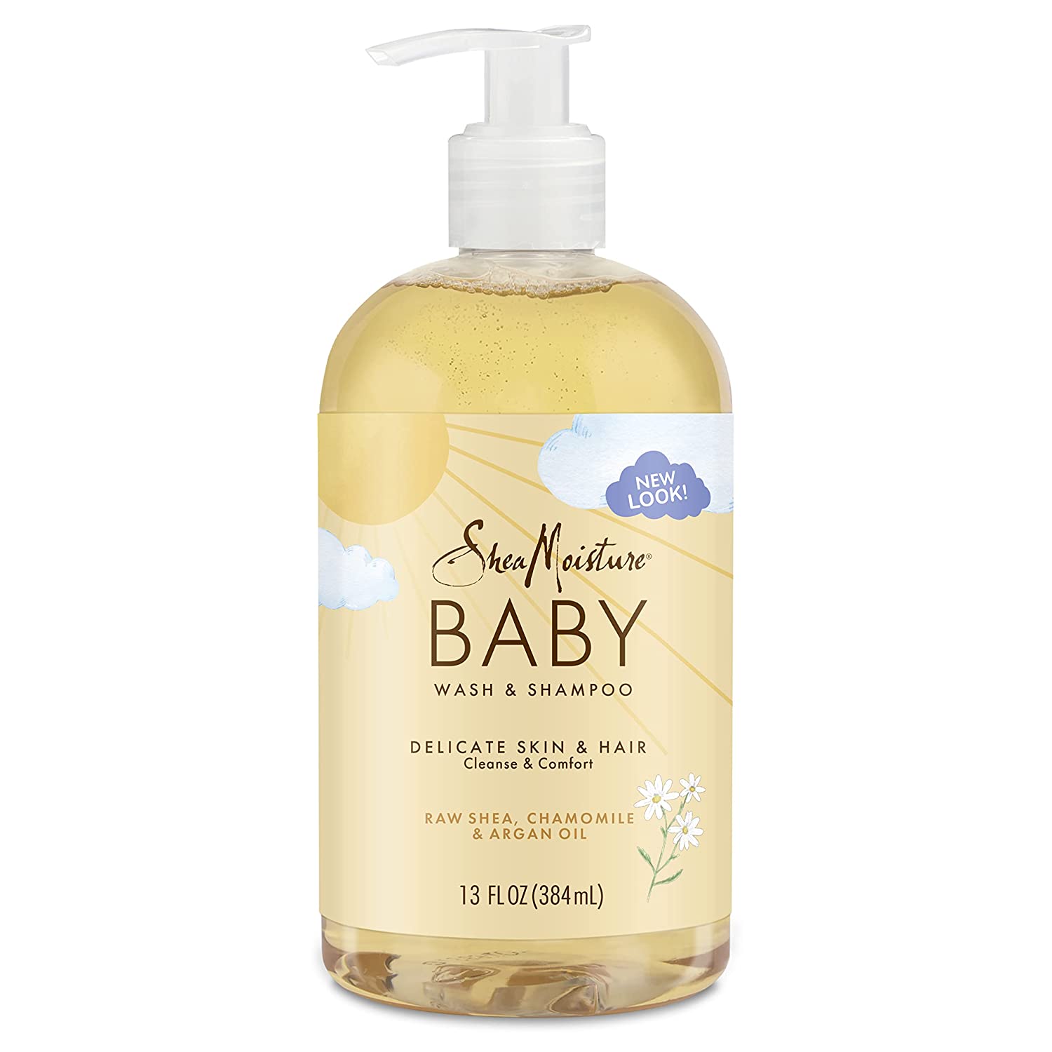 Shea Moisture Raw Shea Chamomile & Argan Oil Baby Wash & Shampoo 384ml Shea Moisture