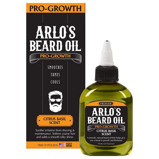 Arlo's Pro Growth Beard Oil - Citrus Basil 75ml Arlo`s