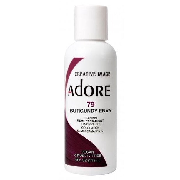 Adore Creative Image Semi Permanent Hair Color 79 Burgundy Envy 118ml Adore