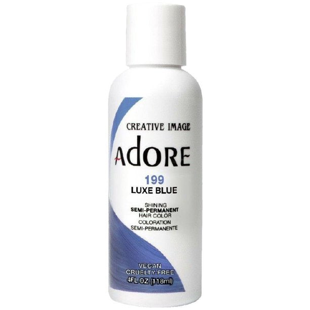 Adore Creative Image Semi Permanent Hair Color 199 Luxe Blue 118ml Adore