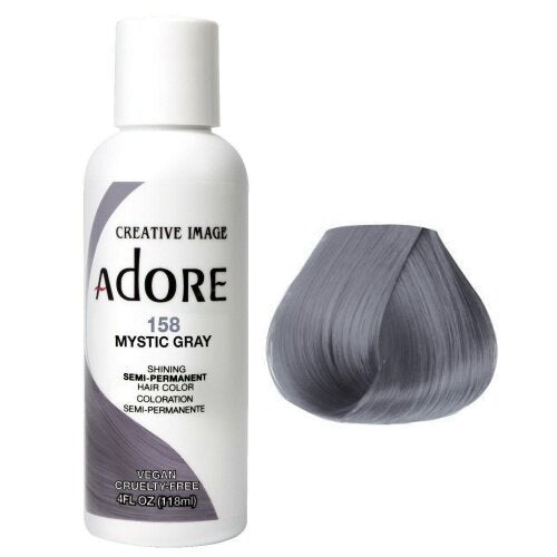 Adore Creative Image Semi Permanent Hair Color 158 Mystic Gray 118ml Adore