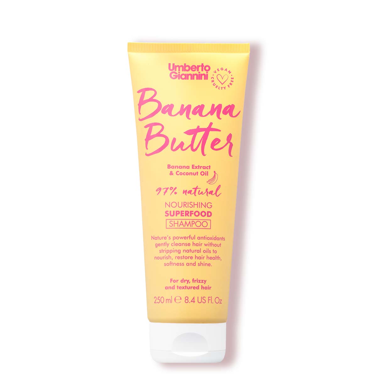 Umberto Giannini Banana Butter Nourishing Superfood Shampoo 250ml Umberto Giannini