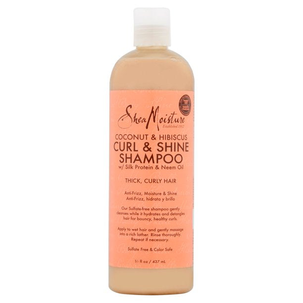 Shea Moisture Coconut Hibiscus Curl & Shine Shampoo 473ml Shea Moisture