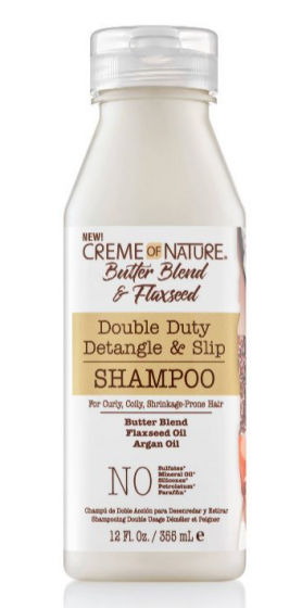 Creme of Nature Double Duty Butter Blend & Flaxseed Shampoo 355ml Creme of Nature