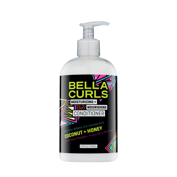 Bella Curls Coconut + Honey Moisturizing + Nourishing Conditioner 355ml Bella Curls