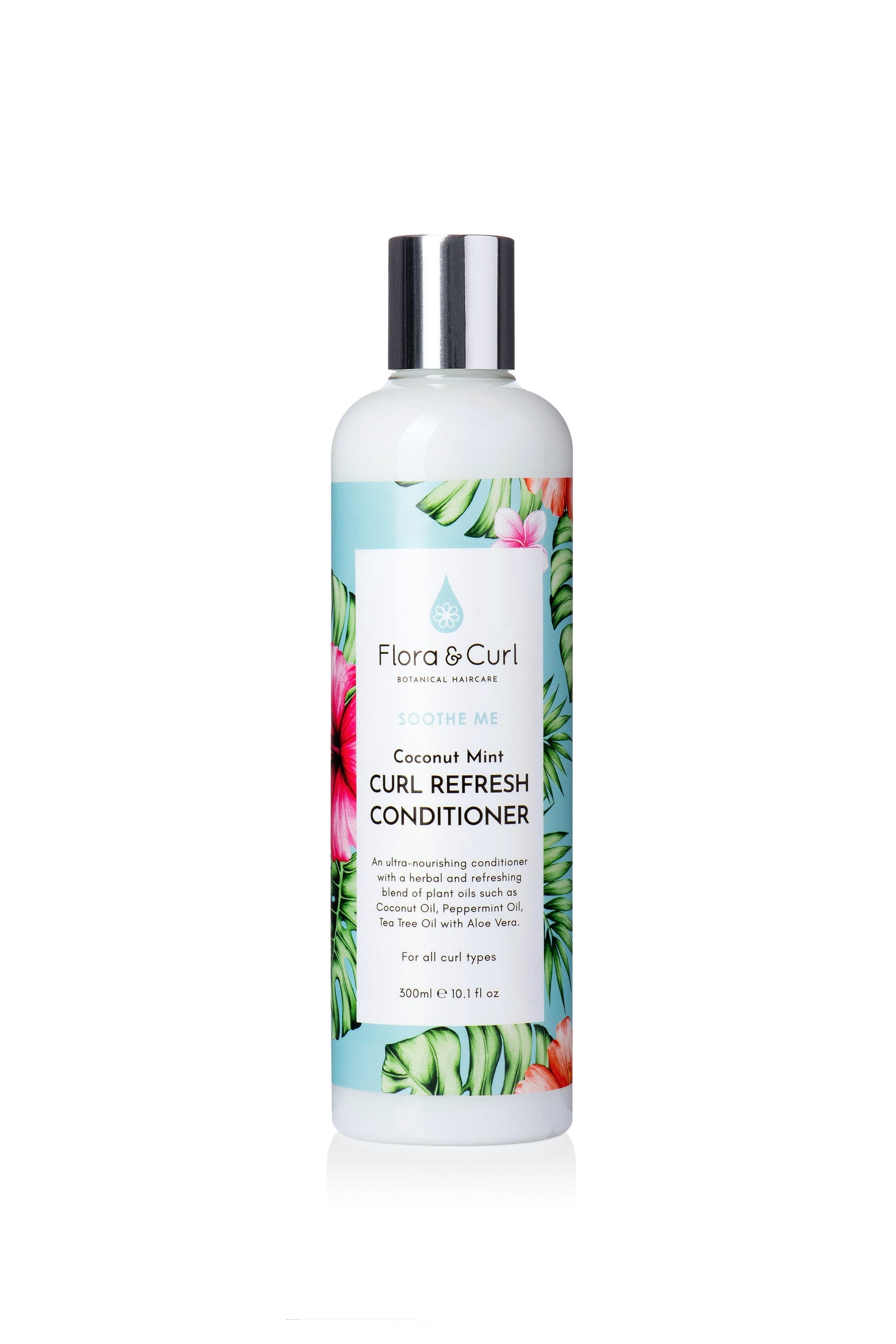 Flora & Curl Coconut Mint Curl Refresh Conditioner 300ml Flora & Curl