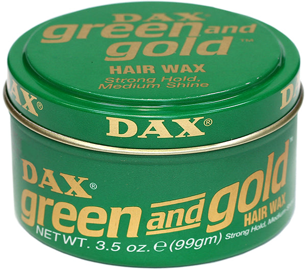 DAX Green & Gold Strong Hold Hair Wax 99g DAX