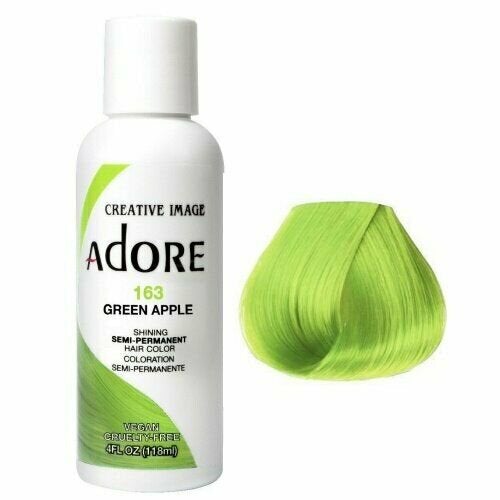 Adore Creative Image Semi Permanent Hair Color 163 Green Apple 118ml Adore