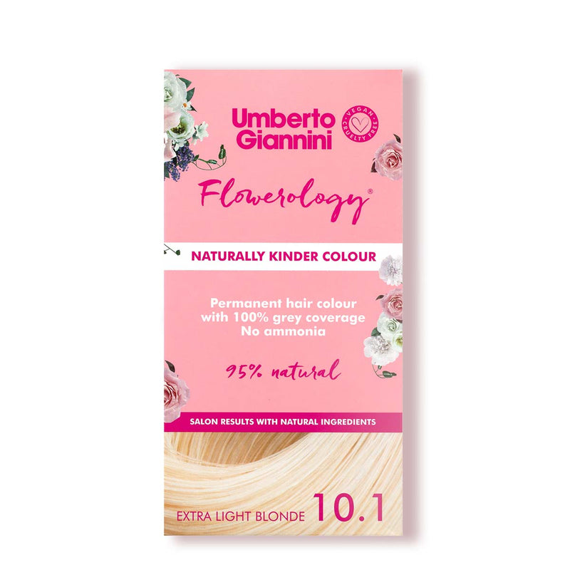 Umberto Giannini Flowerology Naturally Kinder Vegan Colour Extra Light Blonde 10.1 110ml Umberto Giannini