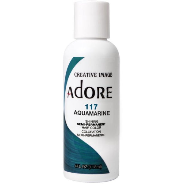 Adore Creative Image Semi Permanent Hair Color 117 Aquamarine 118ml Adore